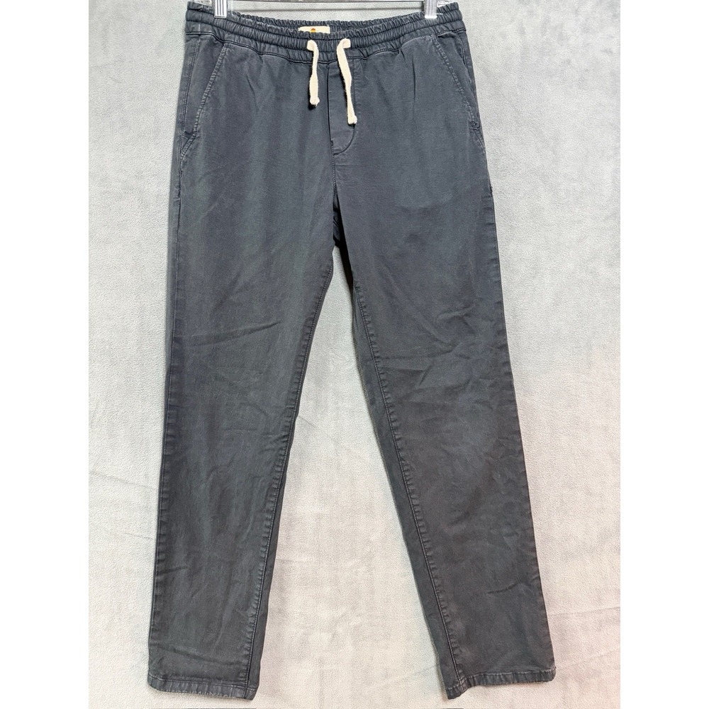 Marine Layer Saturday Jogger Pants Mens Medium Blue Elastic Waist Tapered
